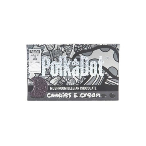 Buy Polka Dot Cookies and Cream Belgian Chocolate Bar Online