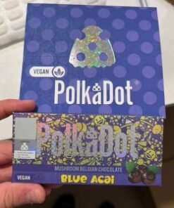 PolkaDot Blue Acai Chocolate Bar For Sale