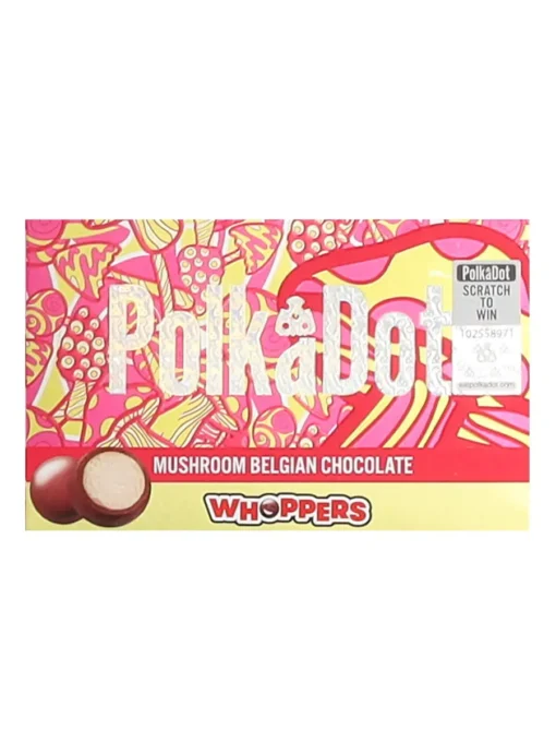 Buy Polkadot Whoppers Mushroom Belgian Chocolate Bar Online